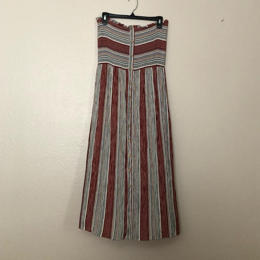 Strapless dress